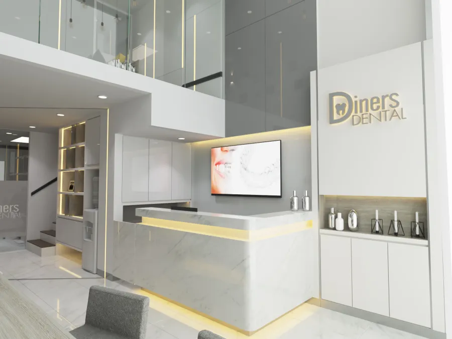 สาขา Diners Dental Clinic กรุงเทพฯ ใกล้ BTS